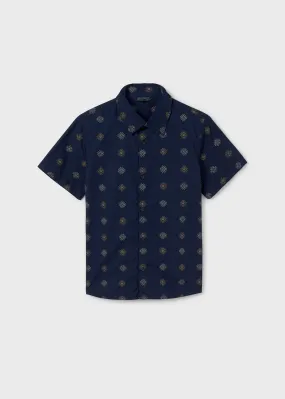 6117 - S/s shirt for teen boy - Navy