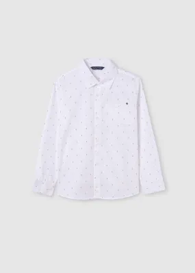 6123 - L/s shirt for teen boy - White