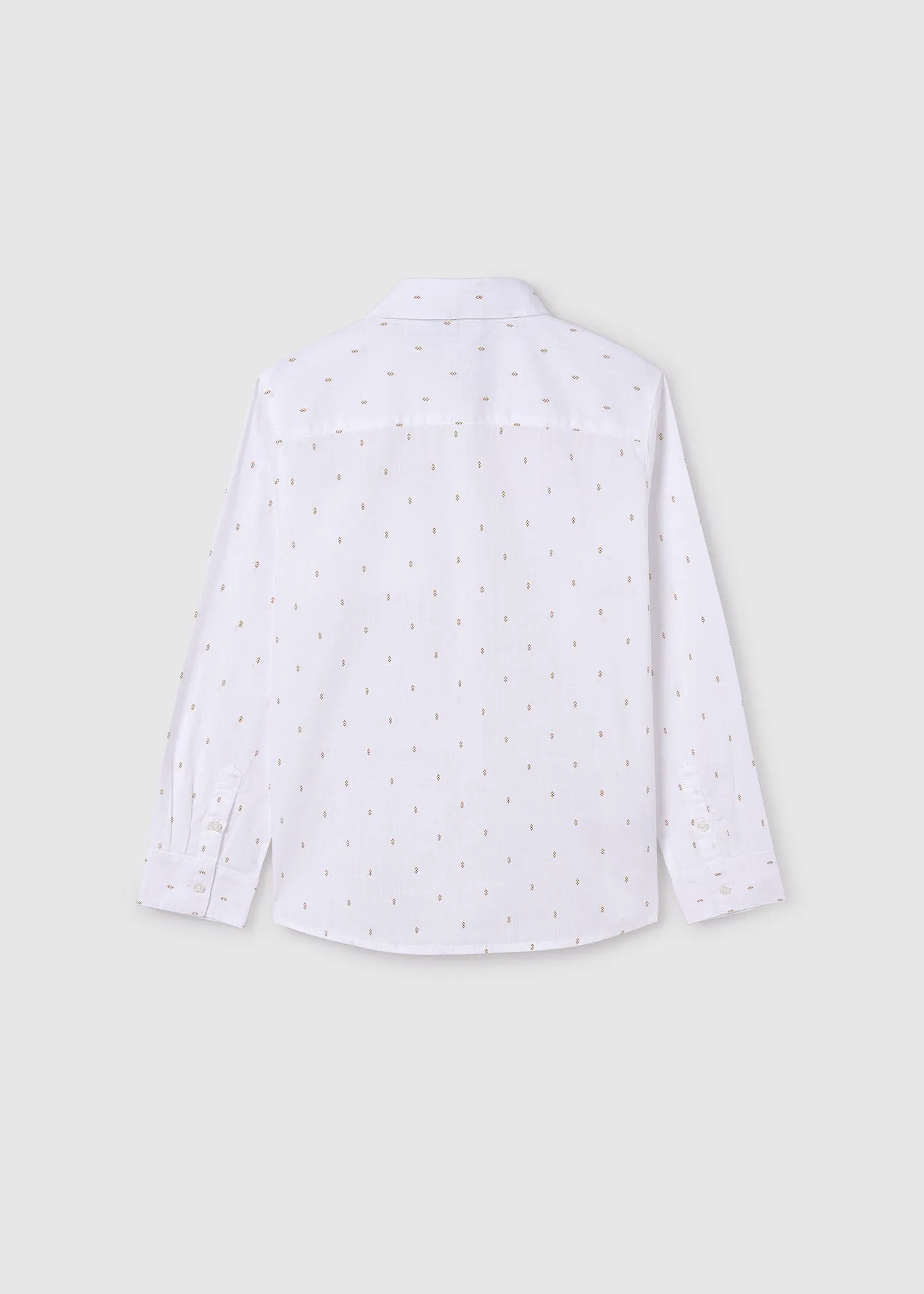 6123 - L/s shirt for teen boy - White