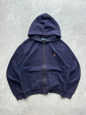 90's Ralph Lauren heavyweight Zip Up Hoodie (L)