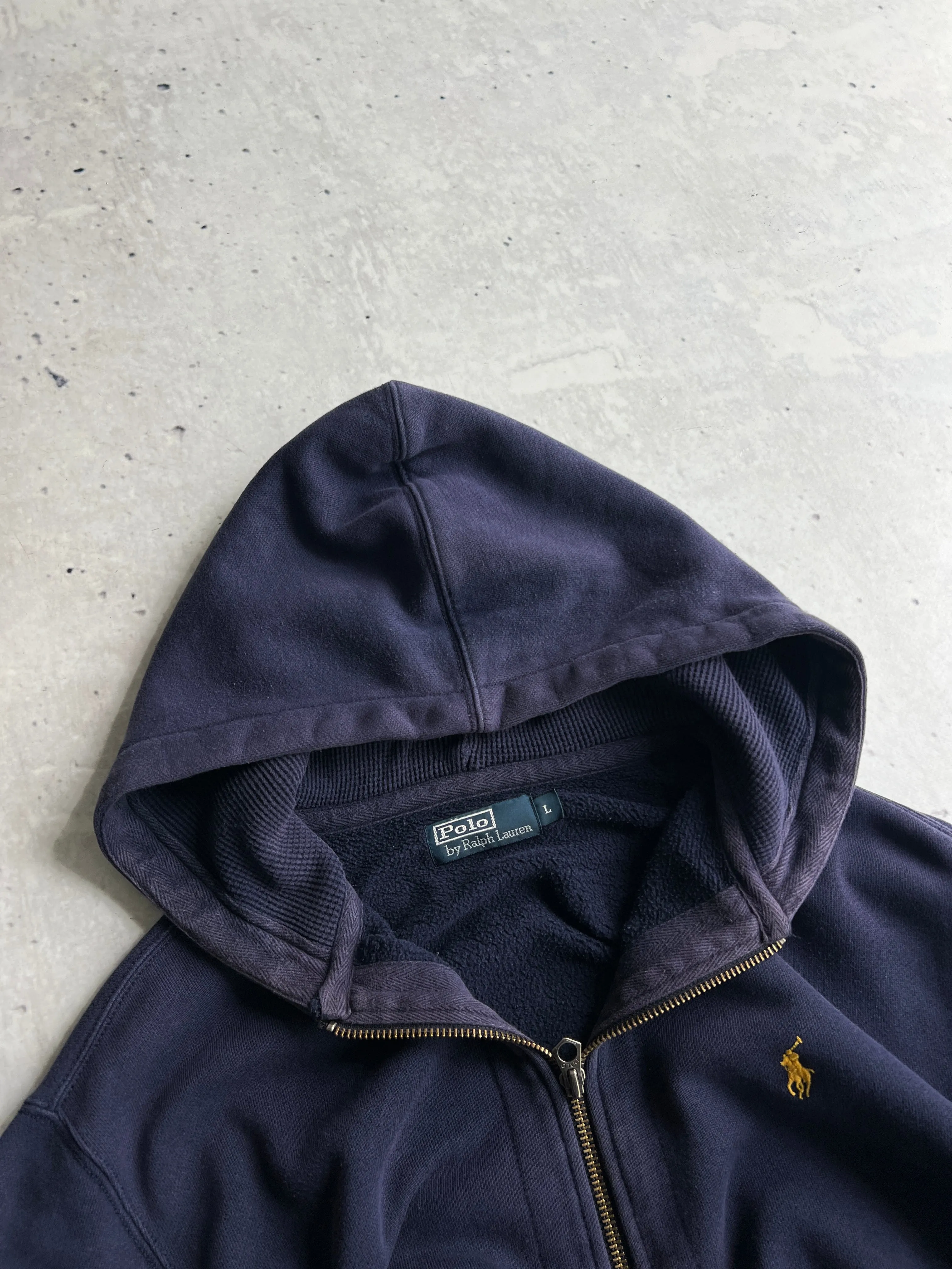 90's Ralph Lauren heavyweight Zip Up Hoodie (L)