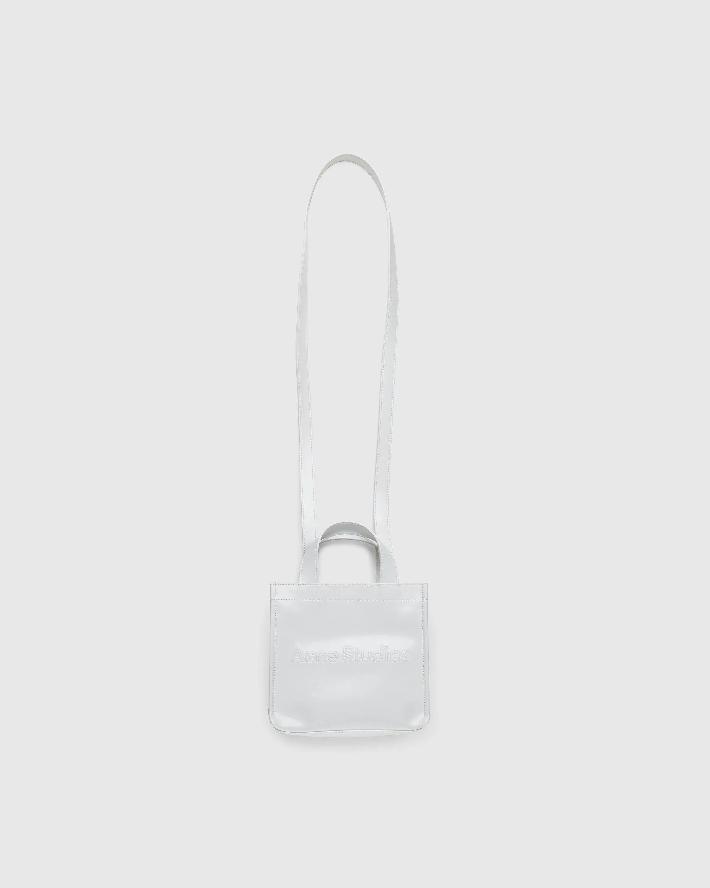 Acne Studios – Mini Logo Tote Bag White | Highsnobiety Shop