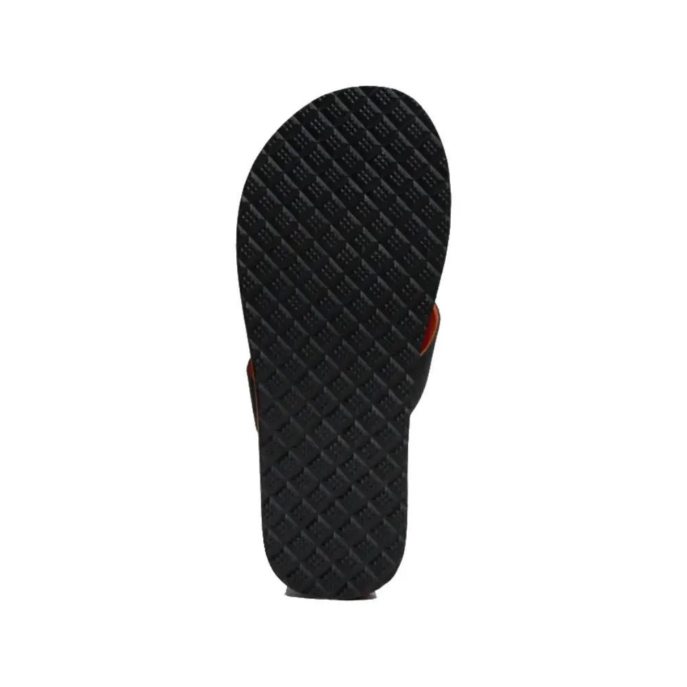 Adidas Men's Aviate M Slipper (Core Black/Semi Impact Orange)