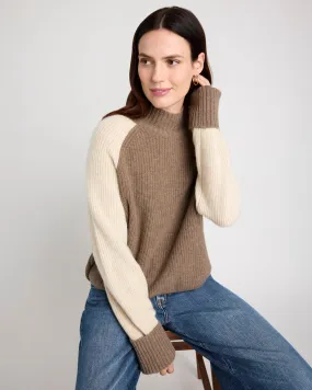 Alta Cashmere Colorblock Sweater