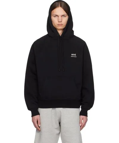 AMI PARIS Black 'Ami Alexandre Mattiussi' Hoodie