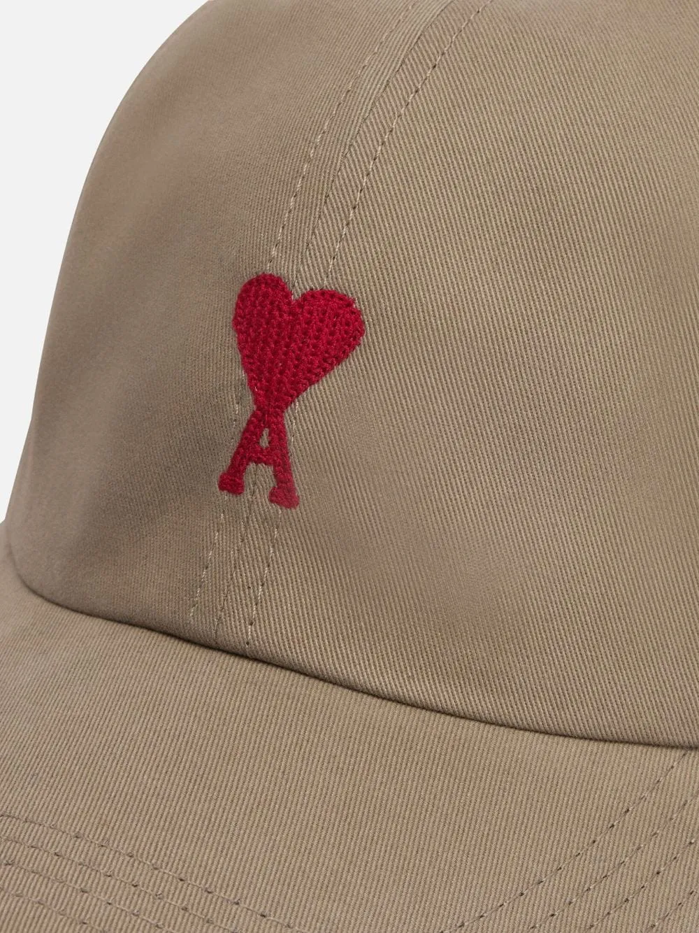 AMI Paris - Casquette beige Ami de Coeur