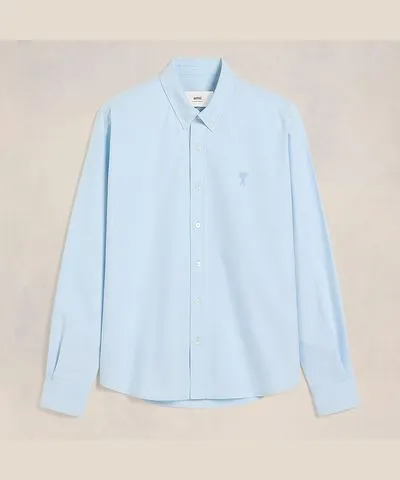 AMI PARIS Cotton-Corduroy Classic Fit Shirt