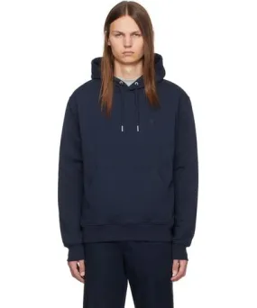 AMI PARIS Navy Ami de Coeur Hoodie