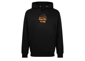 Anti Social Social Club A Fire Inside Flame Hoodie Black