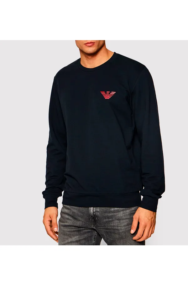 Armani Sweatshirt Emporio Logo Black