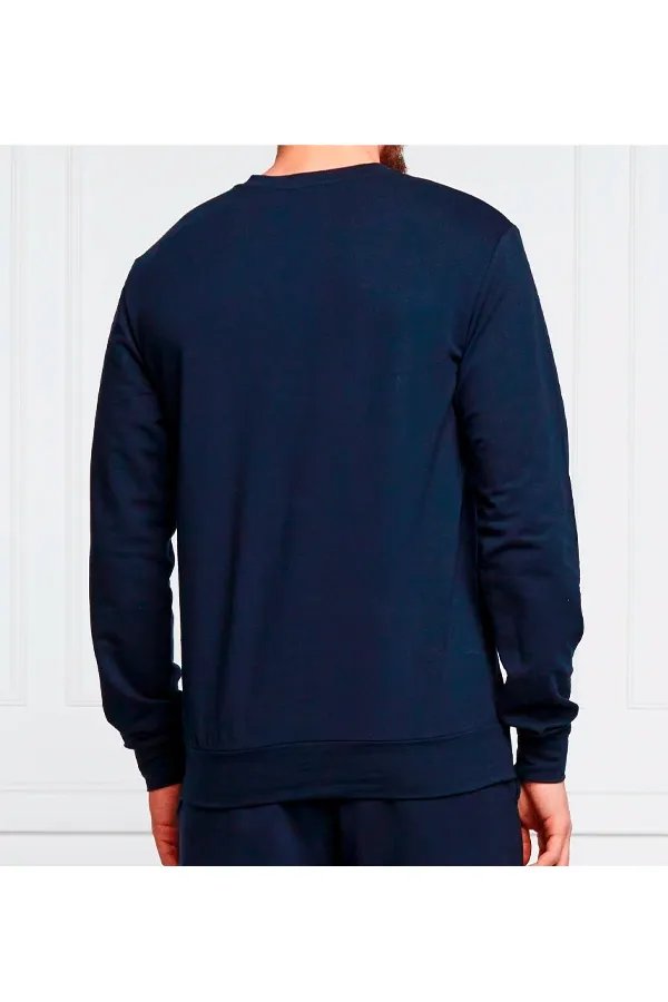 Armani Sweatshirt Emporio Logo Navy