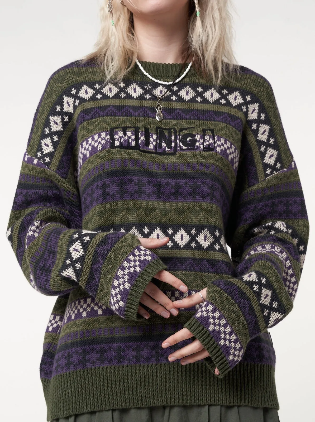 Aspen Jacquard Knit Jumper