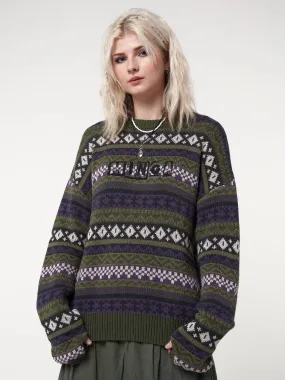 Aspen Jacquard Knit Jumper