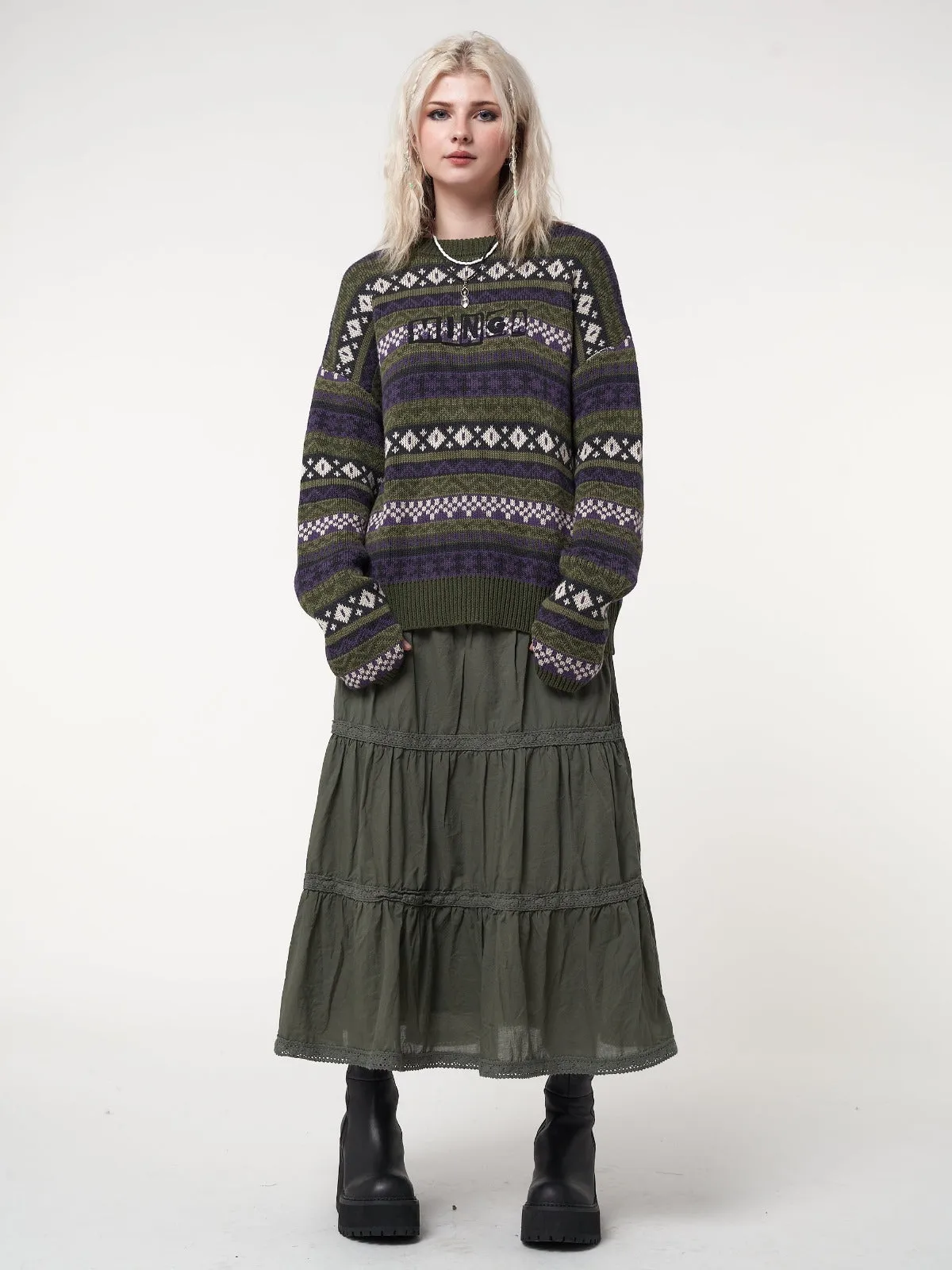 Aspen Jacquard Knit Jumper