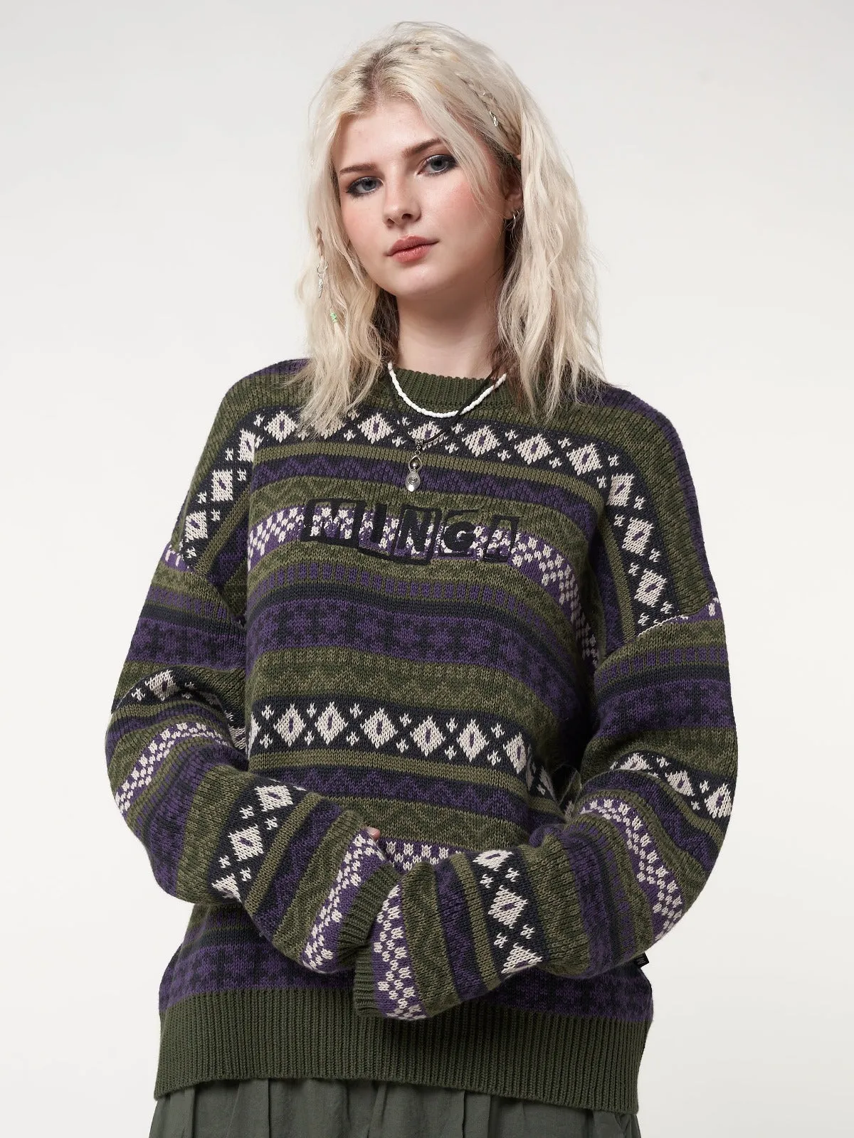 Aspen Jacquard Knit Jumper