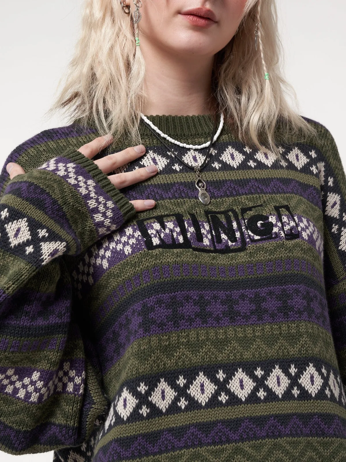 Aspen Jacquard Knit Jumper