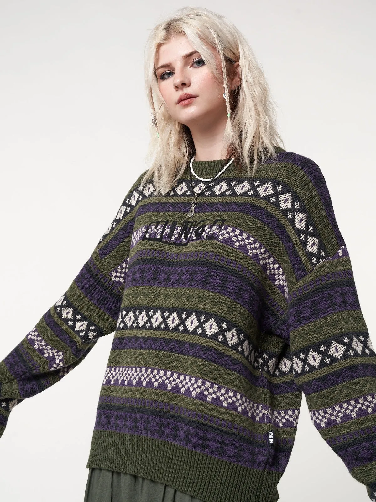 Aspen Jacquard Knit Jumper