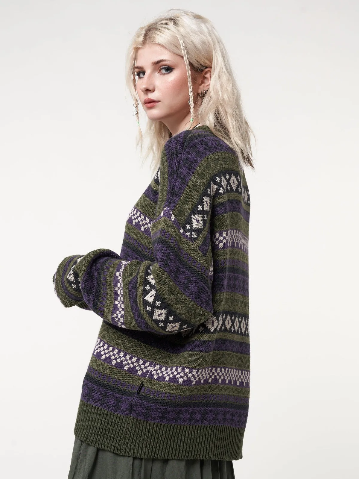 Aspen Jacquard Knit Jumper