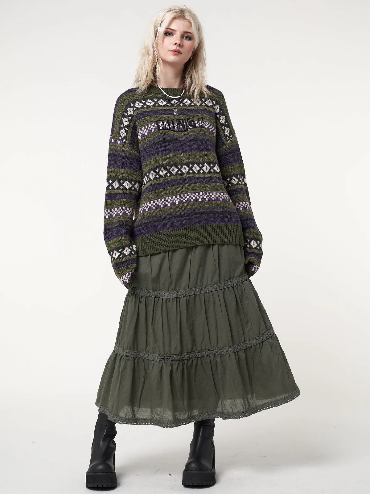 Aspen Jacquard Knit Jumper