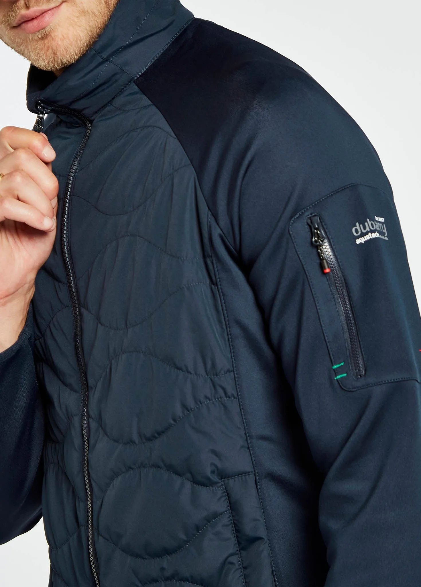 Atlantica Mens Hybrid Jacket - Navy