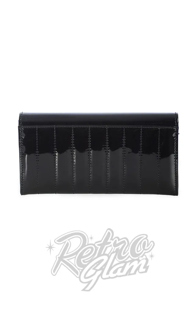 Banned Maggie May Quilted Wallet in Black