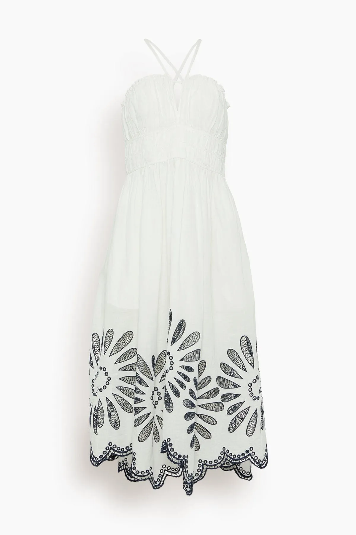 Beatrice Dress in Porcelain