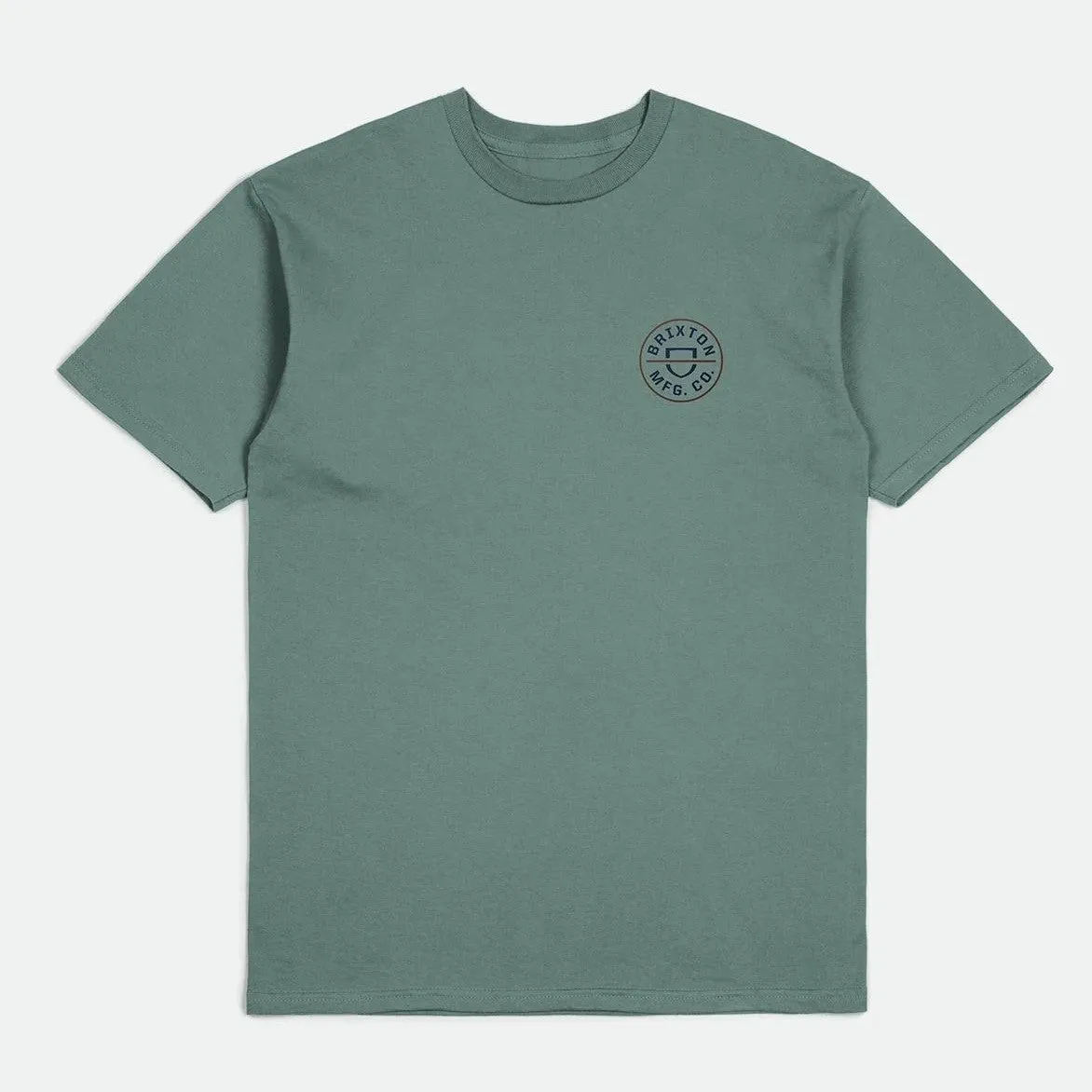 BRIXTON Crest II S/S Standard Tee - Sage