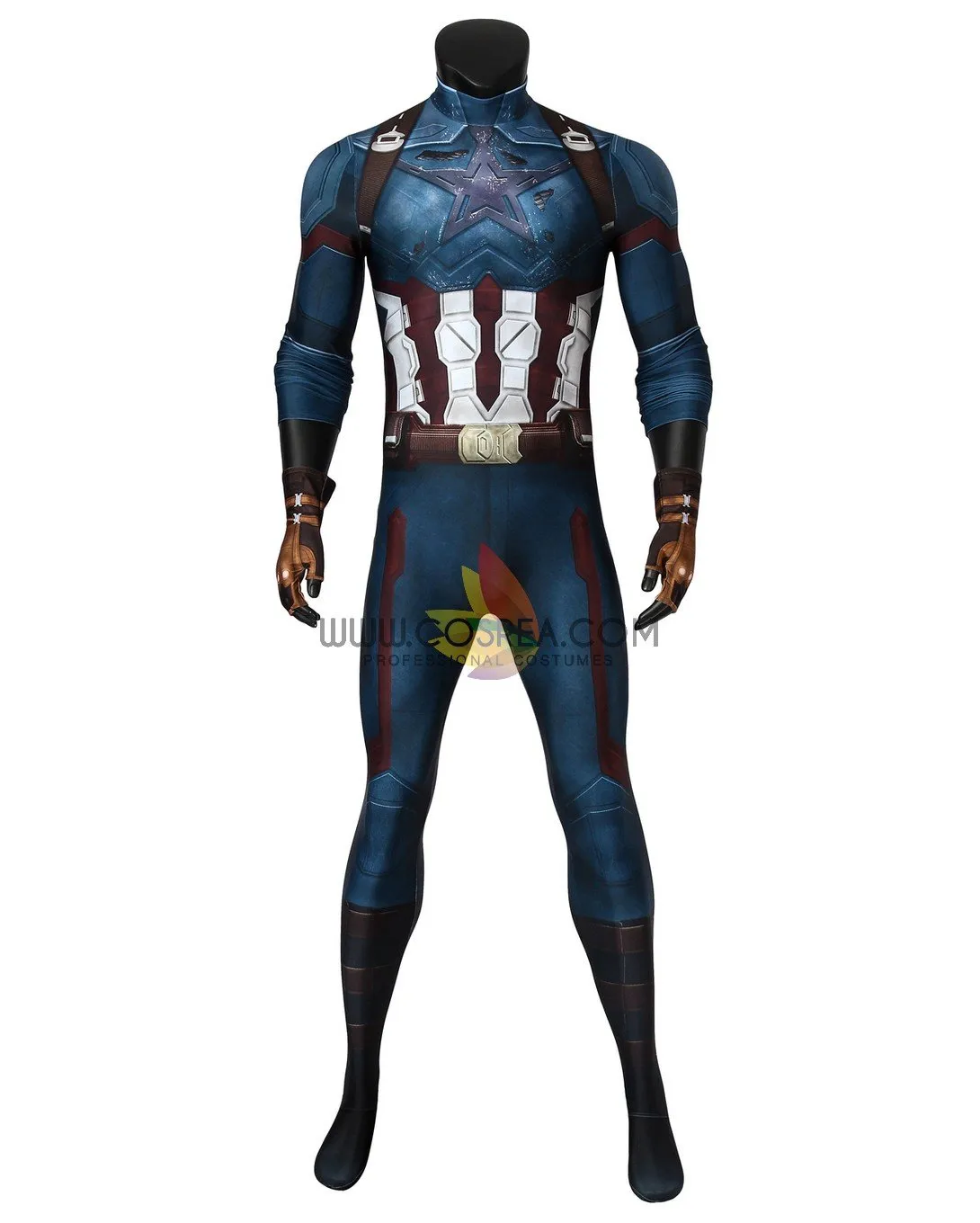 Captain America Infinity War Digital Printed Cosplay Costume