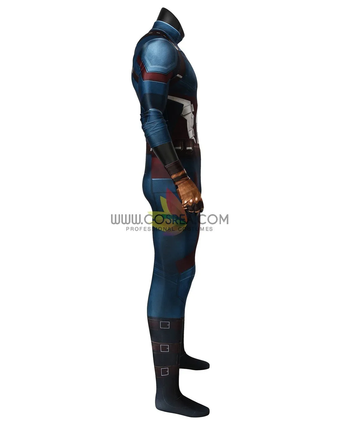 Captain America Infinity War Digital Printed Cosplay Costume