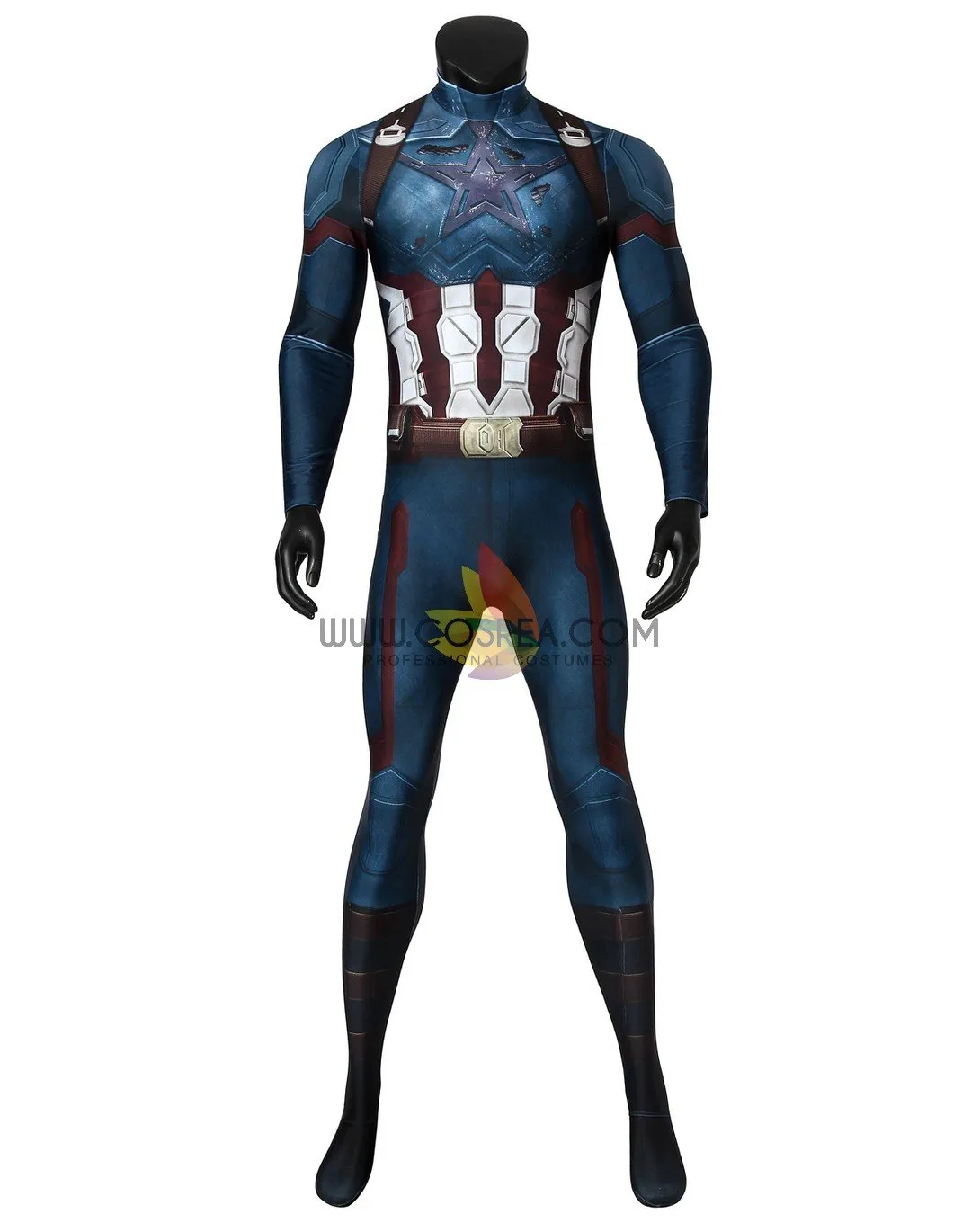 Captain America Infinity War Digital Printed Cosplay Costume