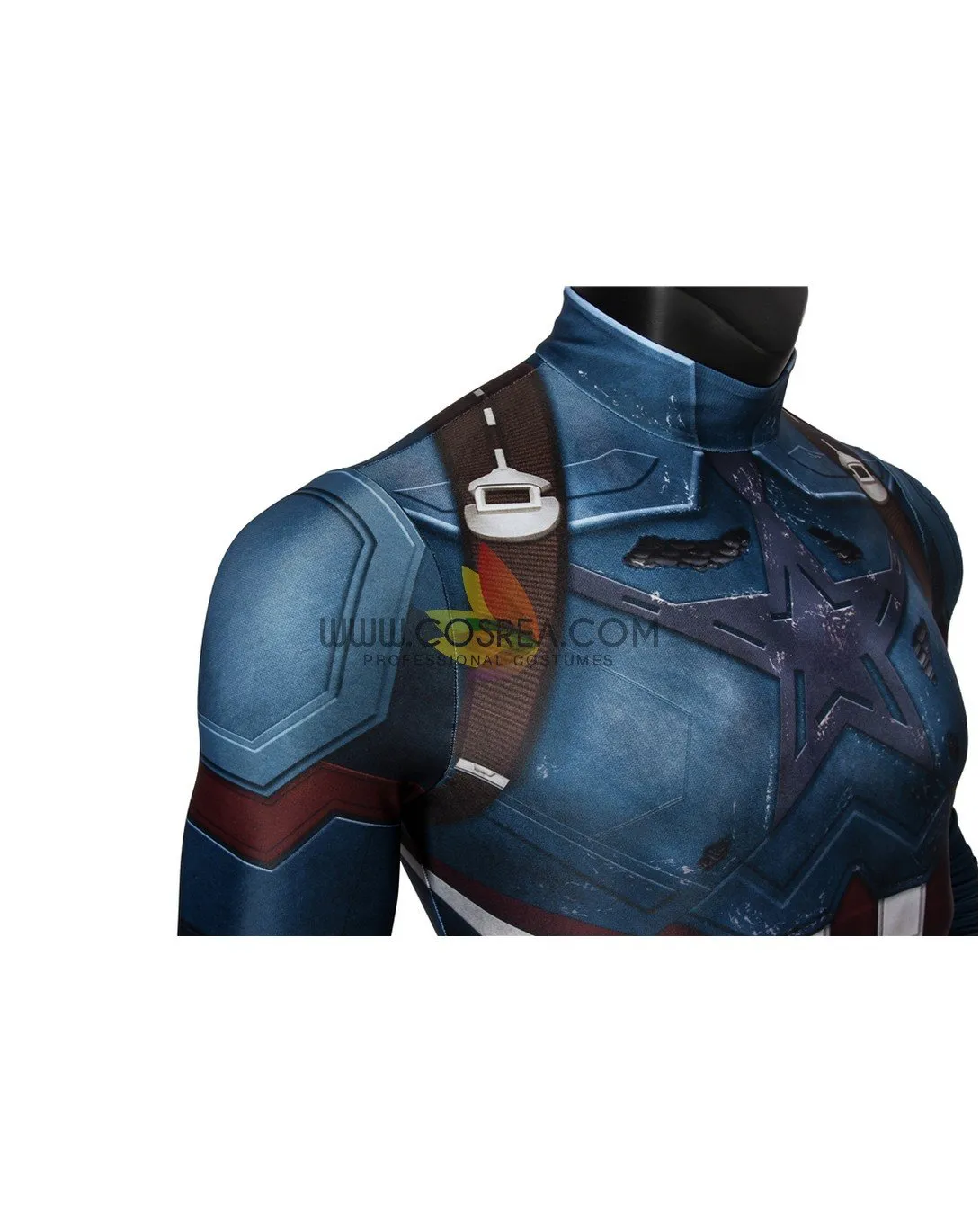 Captain America Infinity War Digital Printed Cosplay Costume