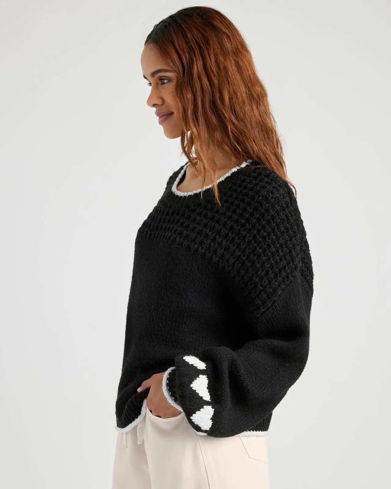 Charity Hearts Sweater