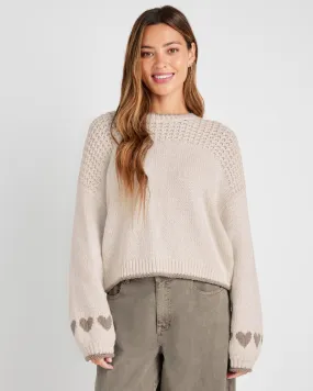 Charity Hearts Sweater