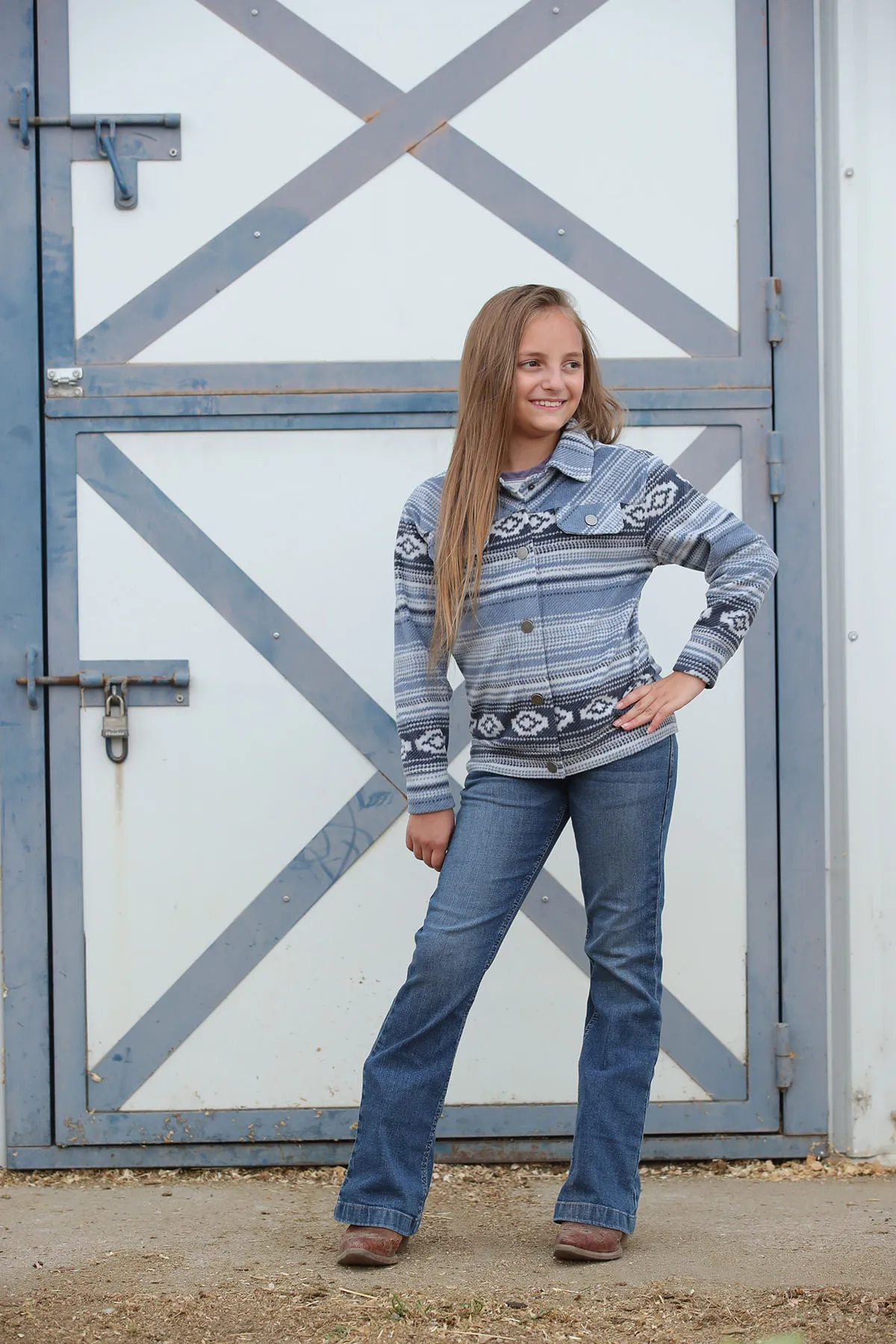 Cinch Girls Fleece Trucker Jacket