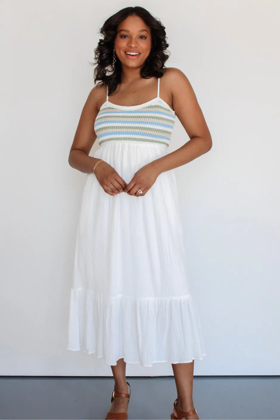 Coast To Coast Midi Dress