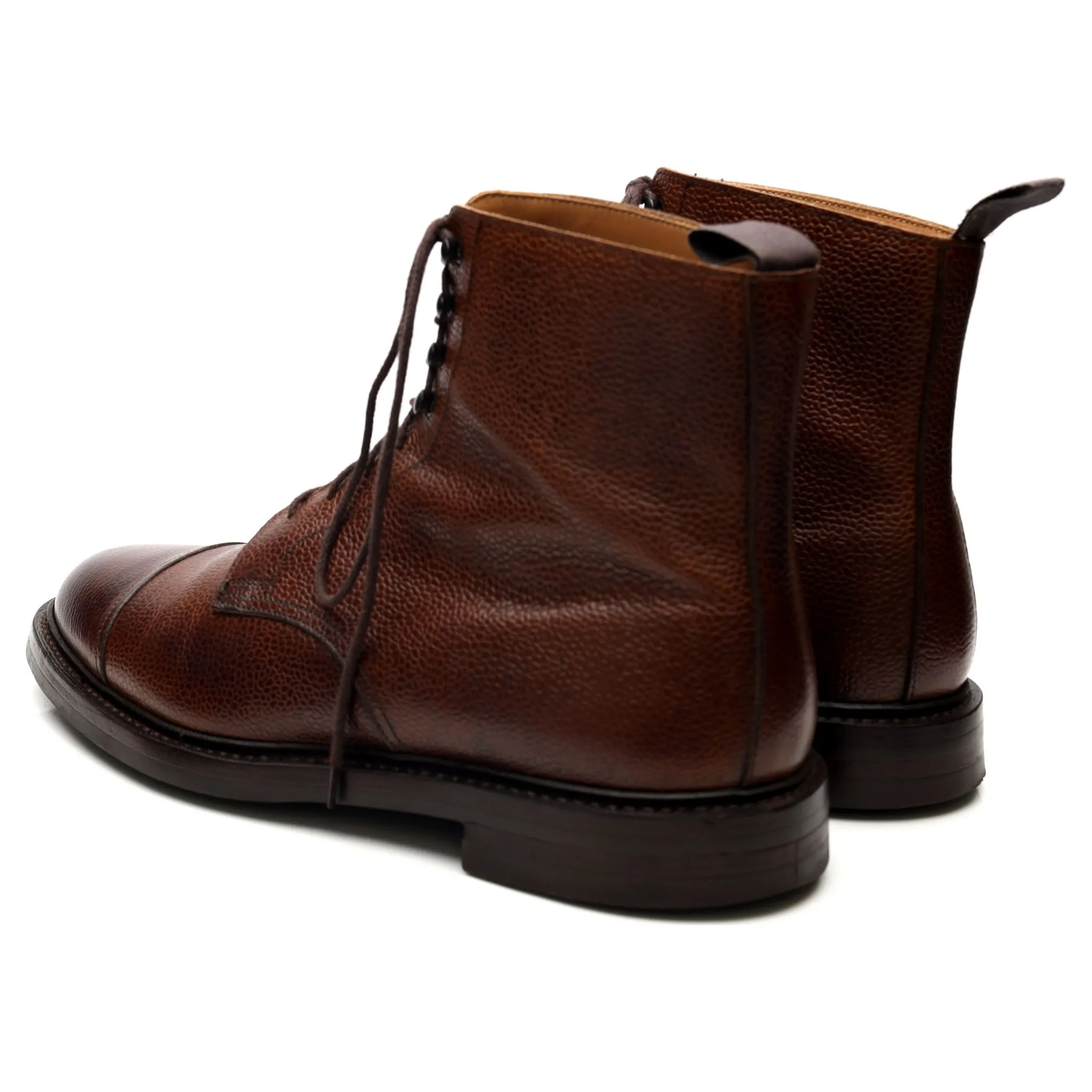 'Coniston' Brown Leather Boots UK 9.5 E