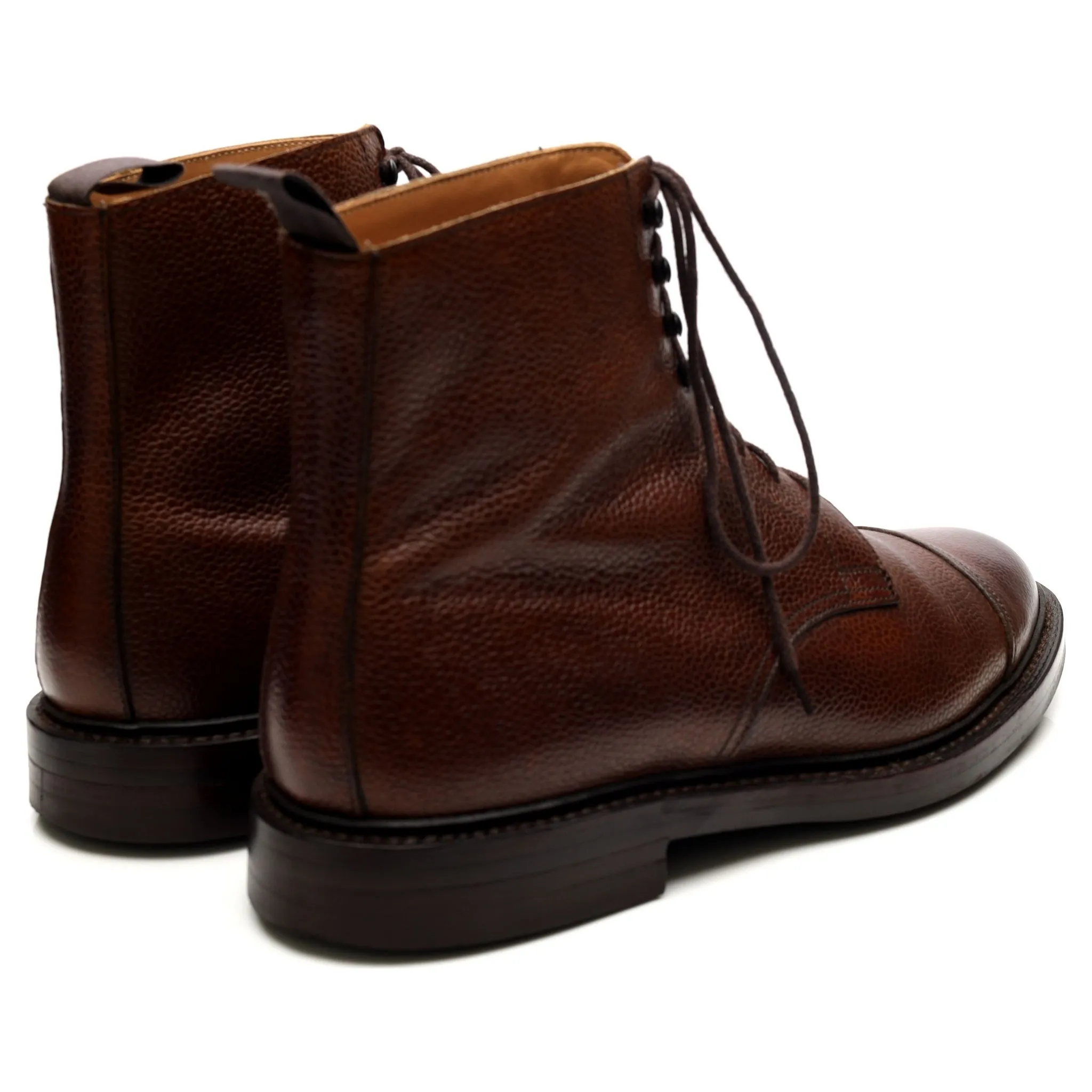 'Coniston' Brown Leather Boots UK 9.5 E