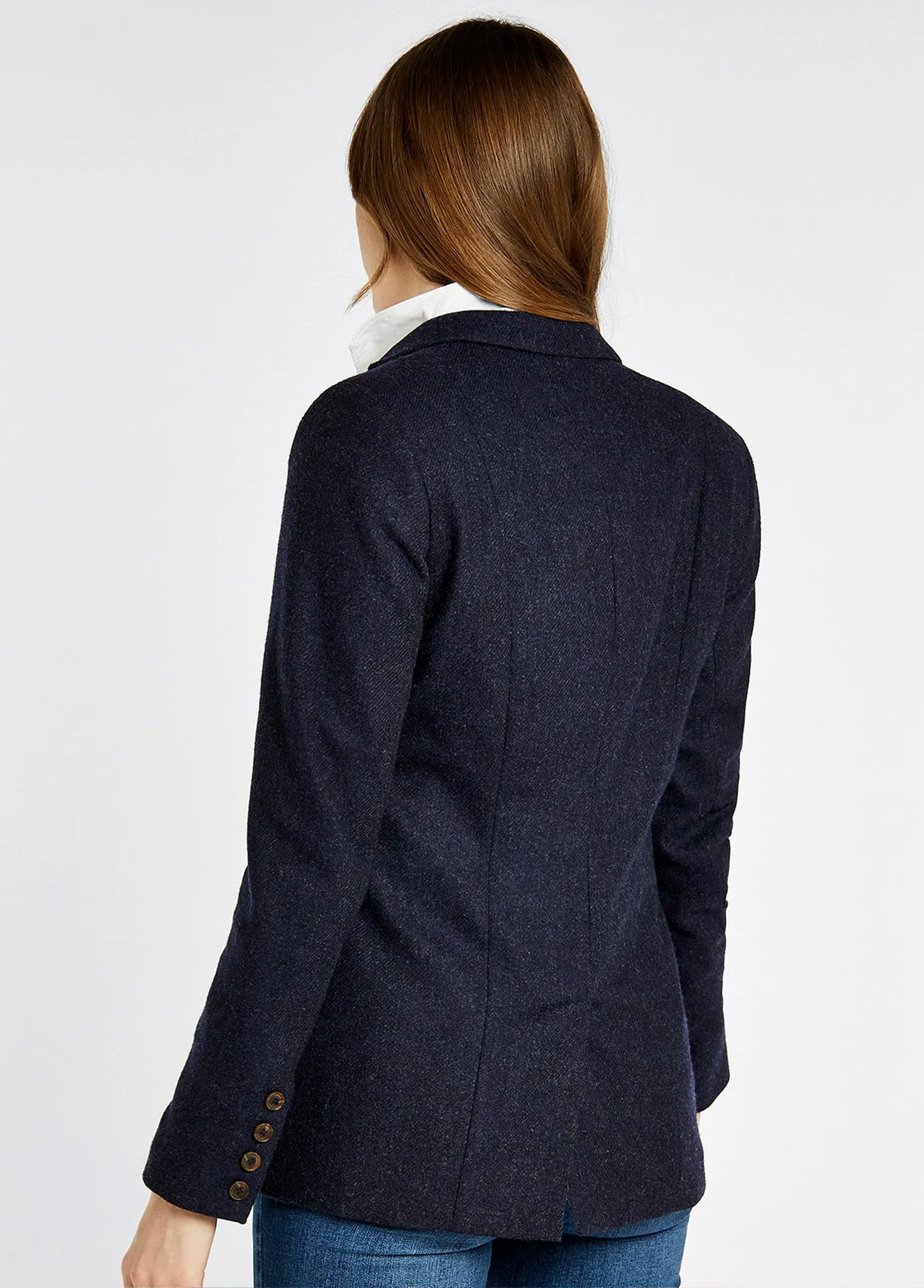 Darkhedge Tweed Jacket - Navy