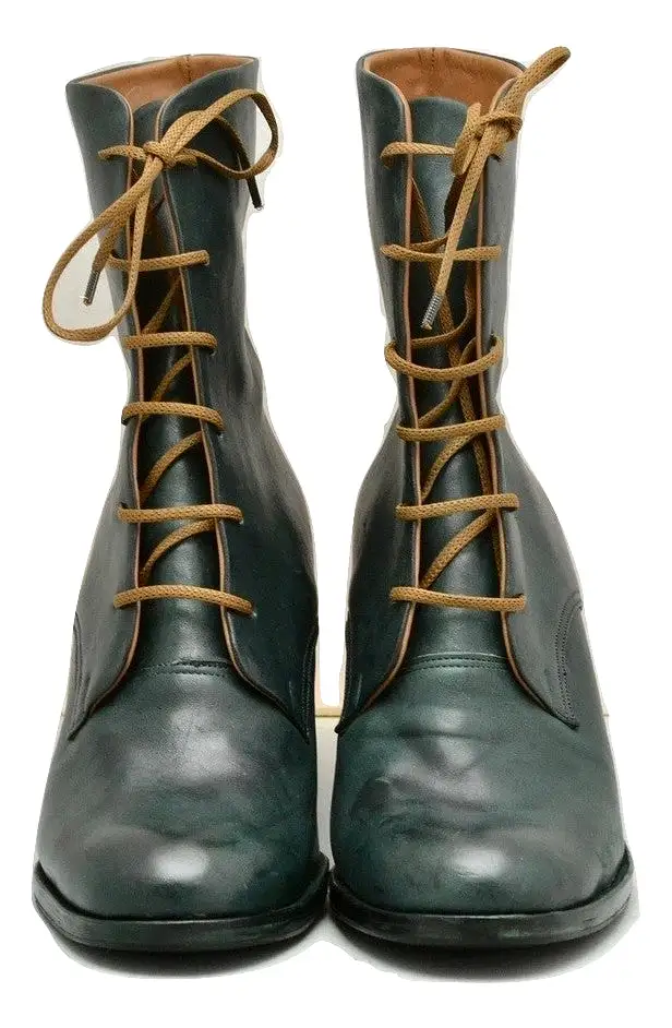 Derby Boot heel   |  Seaweed | Cordovan