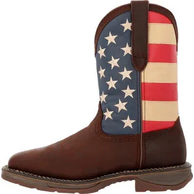 Durango Rebel (American Flag) Square Toe