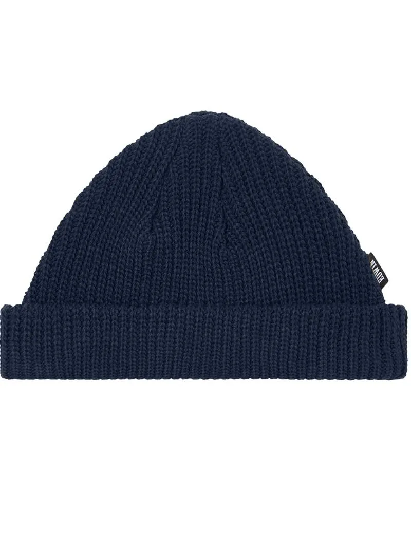 Edwin Short Beanie Navy Blazer