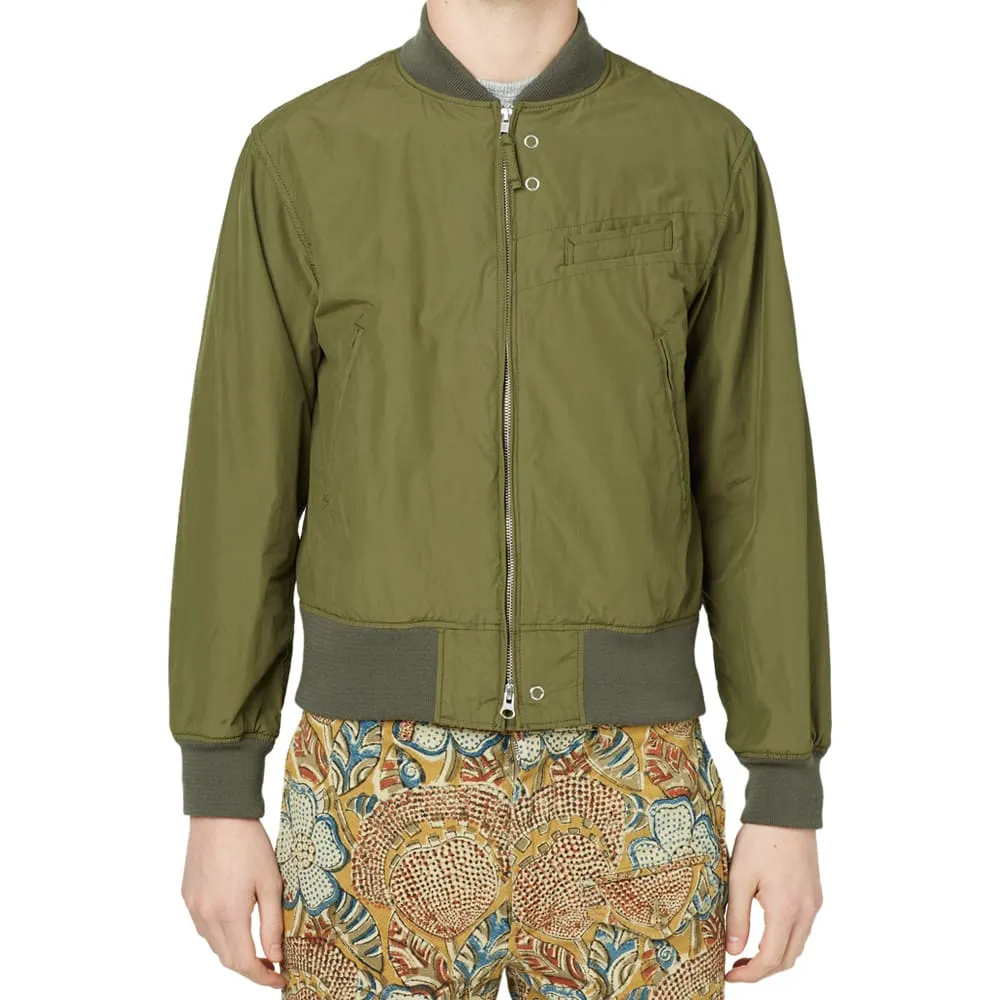 Engineered Garments Aviator JacketOlive Nyco Poplin