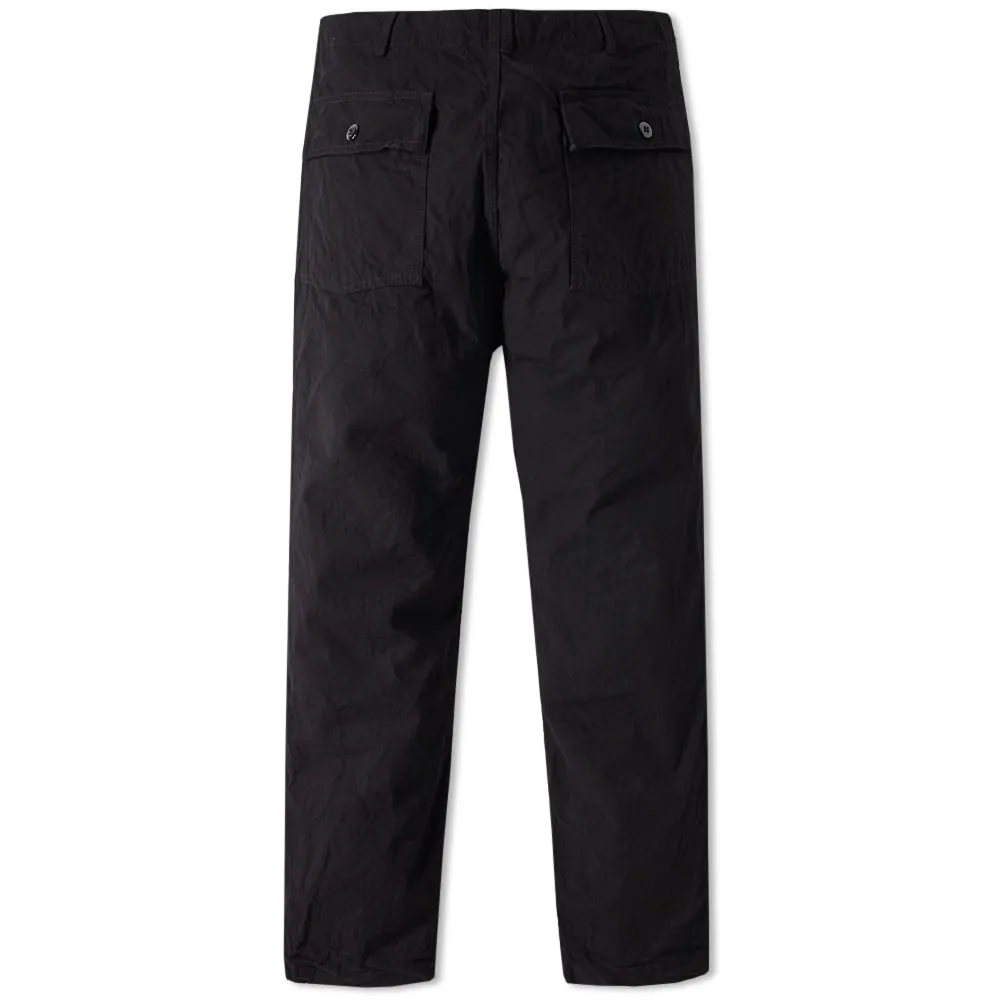 Engineered Garments Fatigue PantBlack 7.5oz Denim