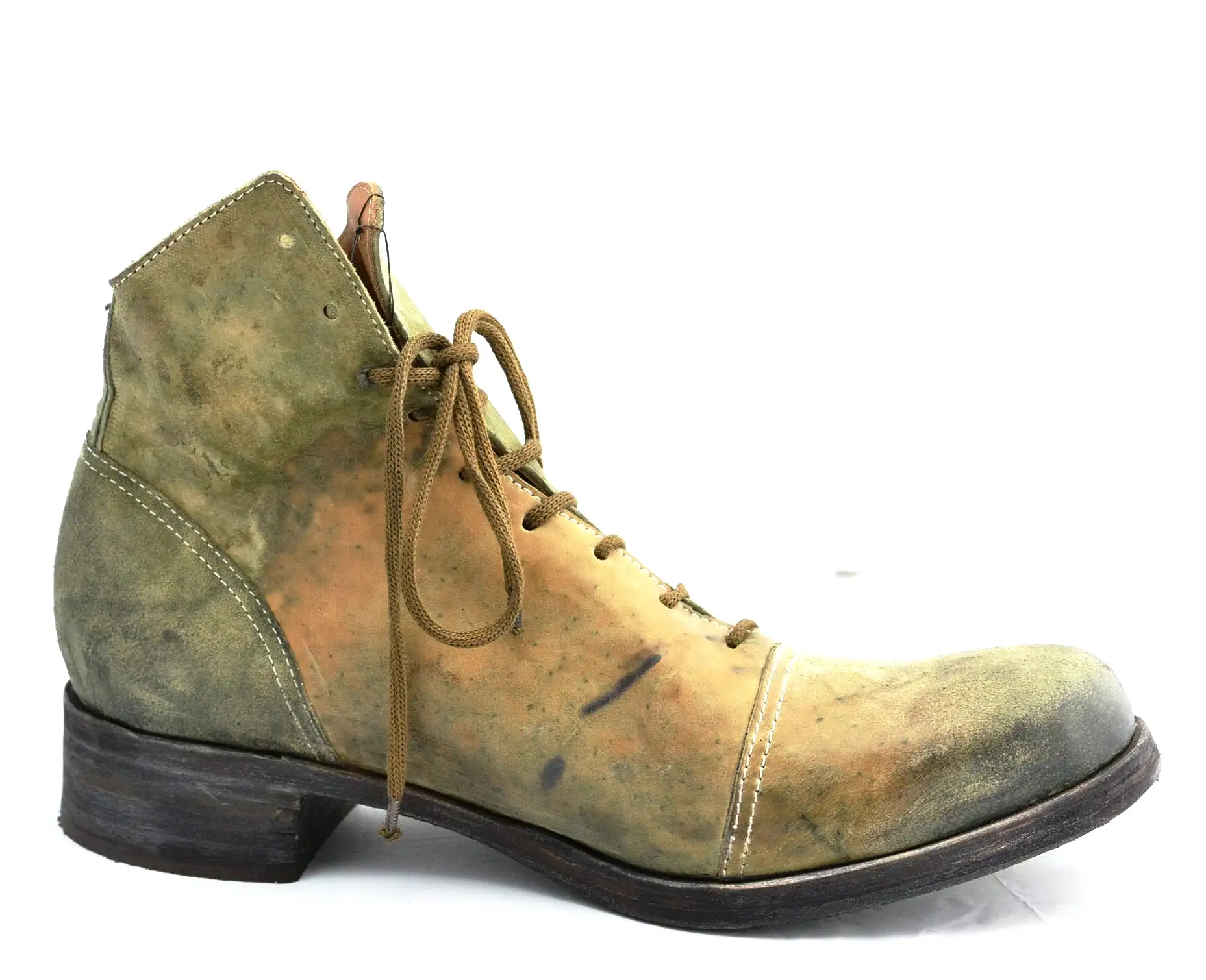 Fogey boot  |  Reverse olive cordovan