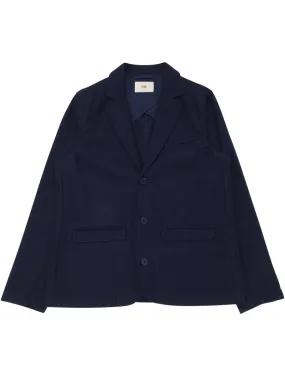 Folk Assembly Blazer Navy Brushed Stripe