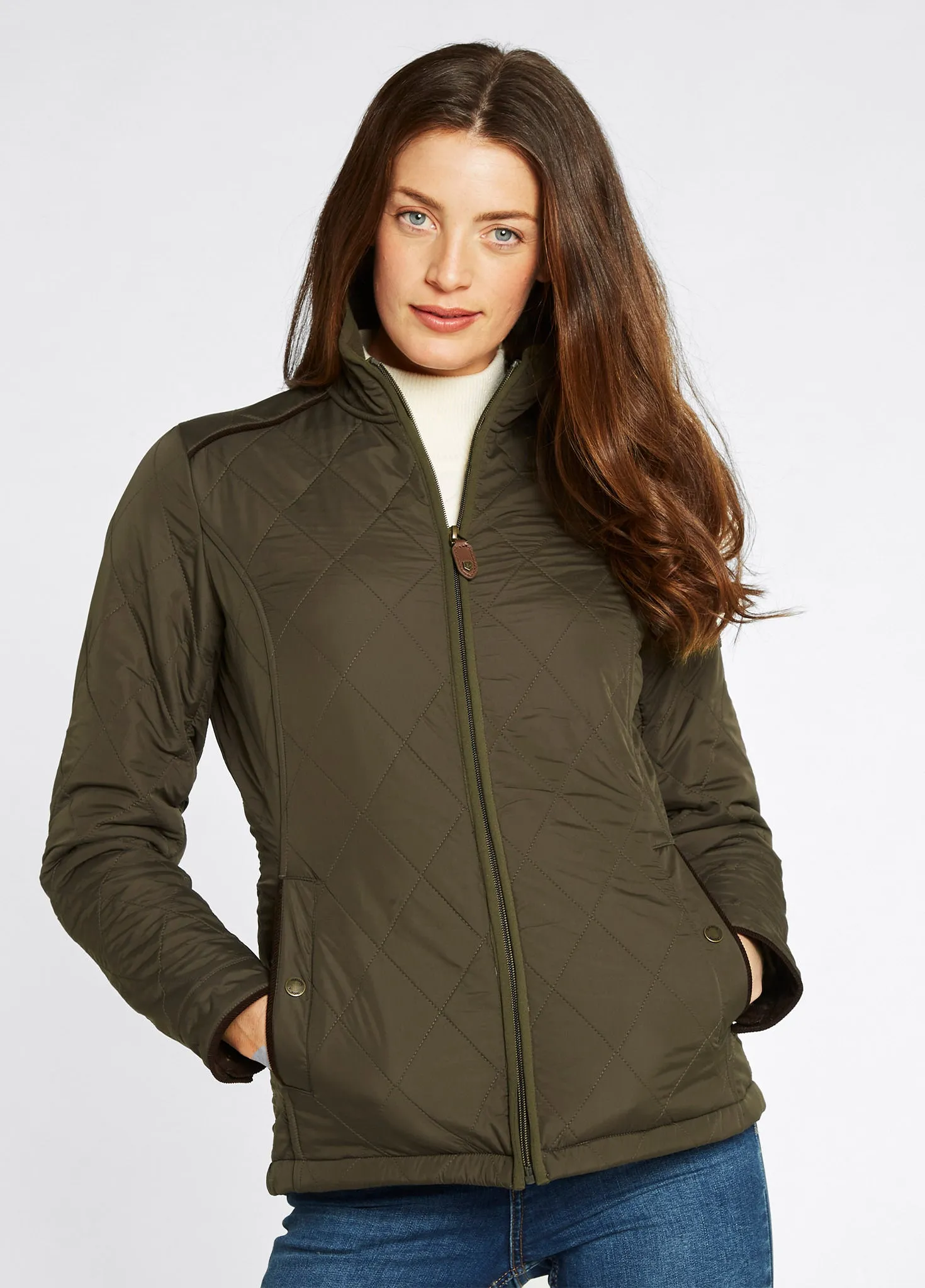 Glenfarne Women’s Quilted Jacket - Olive