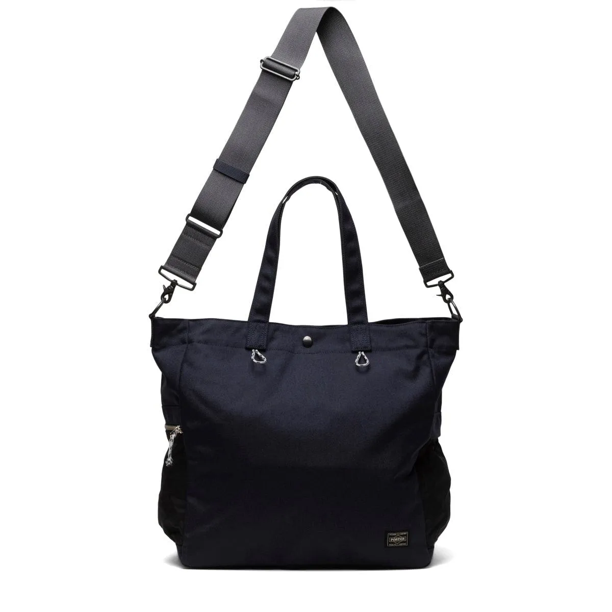 HYPE 2WAY TOTE BAG Navy x Black | Bodega