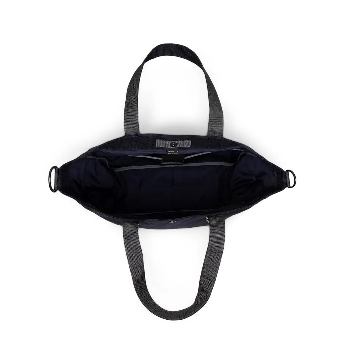 HYPE 2WAY TOTE BAG Navy x Black | Bodega