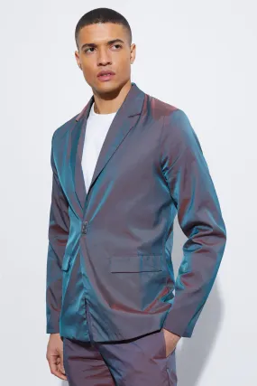 Iridescent Slim Fit Blazer