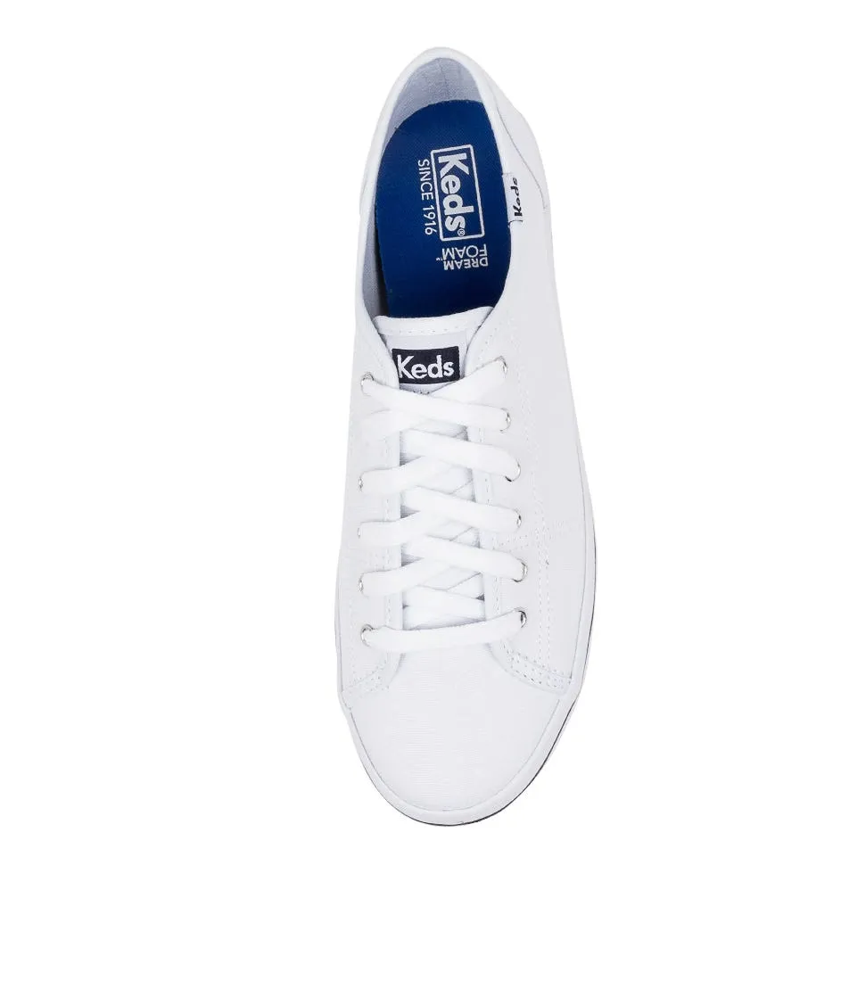 KEDS Kickstart Canvas White